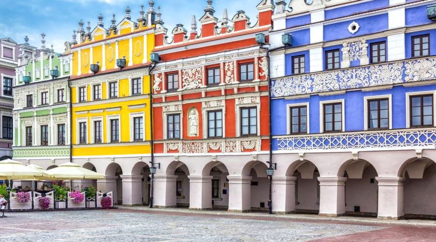 ¿Cuáles son las opciones de vehículos más populares en Zamość?